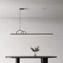 lustre à led nordique design pour éclairage intérieur moderne