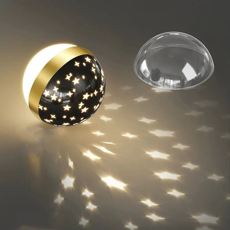 Gold/Black LED Living Room Ceiling Light, RC Dimmable for Kitchen Boys Room Home Decor, Star Decorative Lights. - vue 6 sur 10