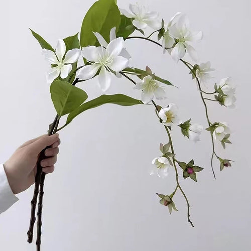 fleurs artificielles suspendues jasmin décoration mariage pour balcon - vue 2 sur 10