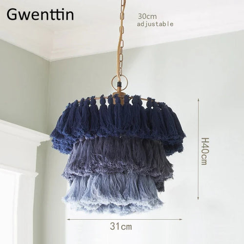 suspension en fil de soie pour décoration intérieure romantique - vue 10 sur 12