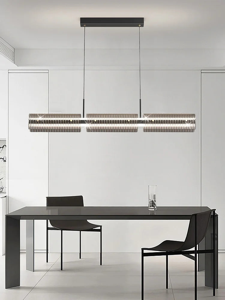 lustre nordique pour éclairage de table et cuisine - vue 3 sur 9