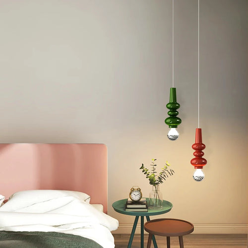 lustre nordique simple led pour bar et salon - vue 5 sur 12