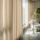Voilage rideau translucide texturé pour salon et porte