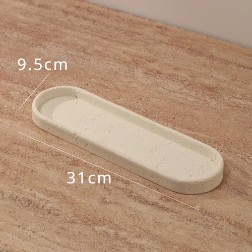 accessoires de salle de bain en grès pour rangement et décoration - vue 12 sur 12