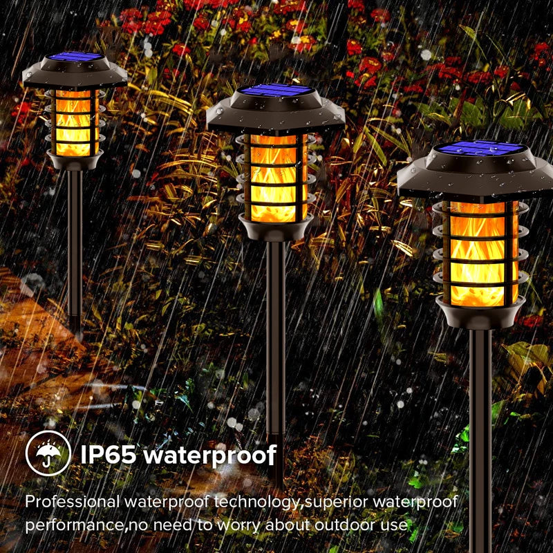 lampe solaire à led pour décoration extérieure de jardin - vue 3 sur 12