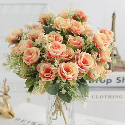 bouquet de pivoines artificielles pour mariage et décoration intérieure - vue 16 sur 15