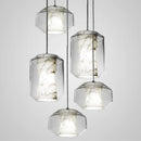 suspension moderne marbre Led luxe Restaurant lustre décor à la maison Lustres salle à manger suspension