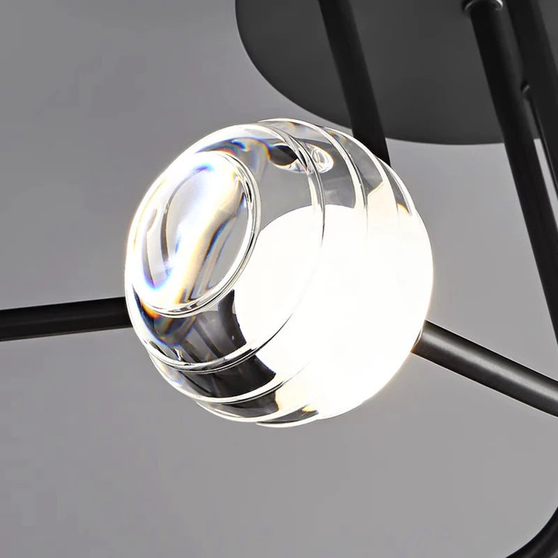 lustre créatif suspendu pour décoration moderne et artistique - vue 5 sur 8