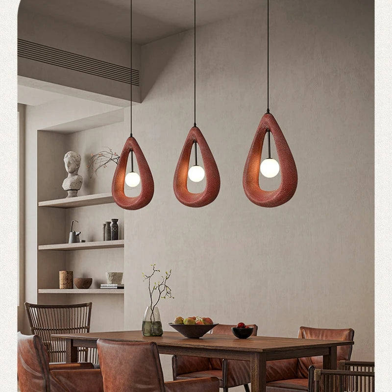 lustre led japonais créatif pour décoration intérieure artistique - vue 3 sur 18