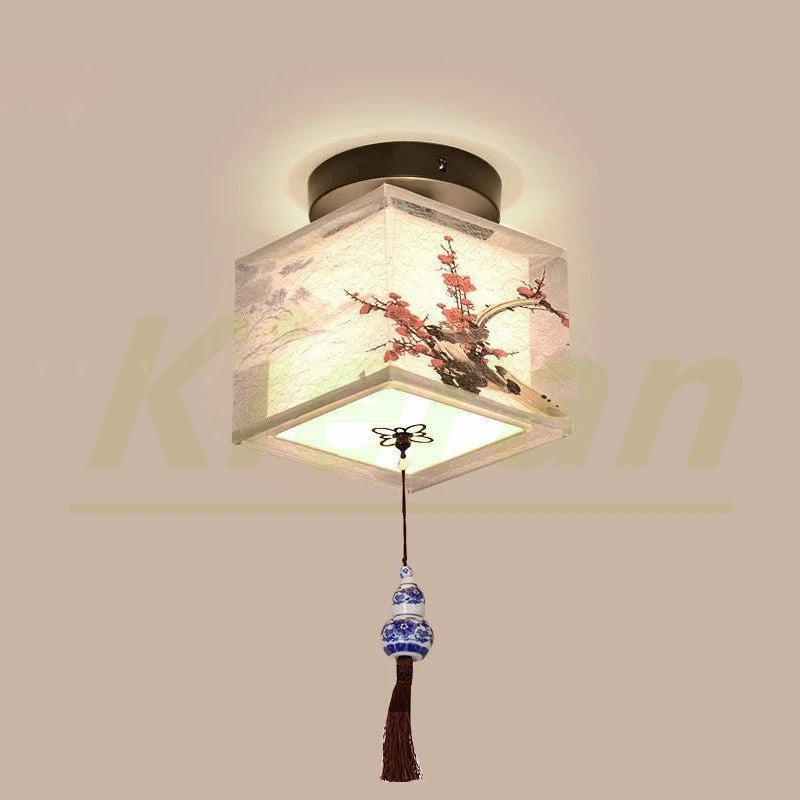 plafonnier led moderne simple lotus oiseau pour hôtel ktv - vue 14 sur 30