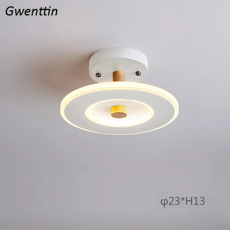 plafonnier moderne nordique led interchangeable pour intérieur élégant
