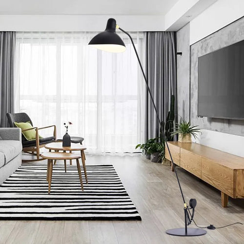 lampe de sol moderne à led au design créatif nordique - vue 3 sur 6