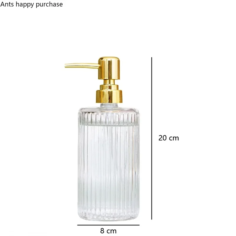 bouteille en verre pour lotion désinfectant et distributeur de savon - vue 10 sur 15