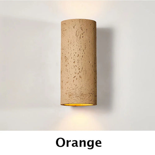 applique murale nordique led wabi-sabi en ciment rétro - vue 16 sur 16