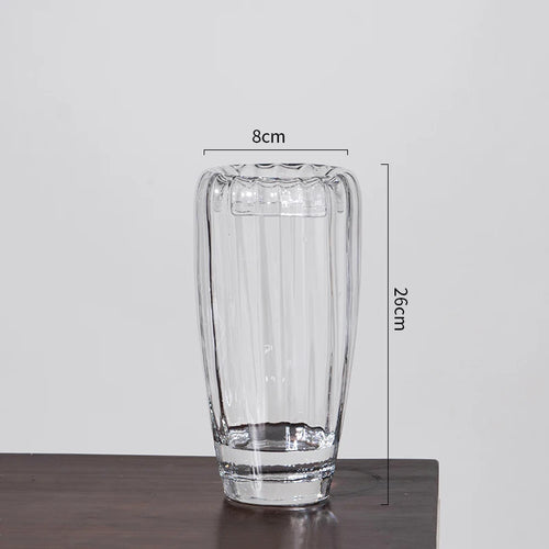 vase en verre pour arrangement floral et décoration élégante - vue 9 sur 10