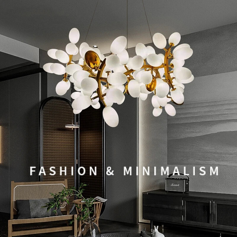 Modern Designer Dining Room Led Chandelier Living Room Grape Chandelier Bedroom Home Decor Hotel, Meeting Room Gloss Chandelier - vue 5 sur 15