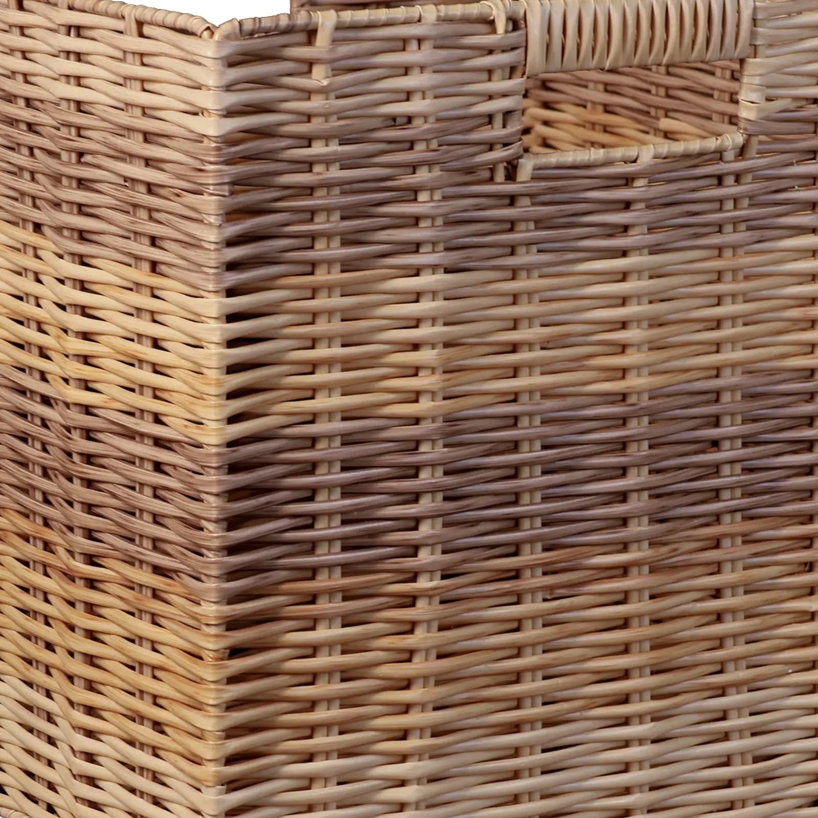 panier de rangement en rotin tissé fait main pour étagères - vue 7 sur 7