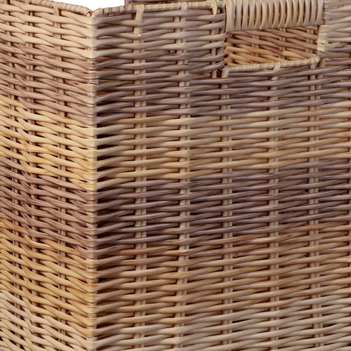 panier de rangement en rotin tissé fait main pour étagères - vue 7 sur 7