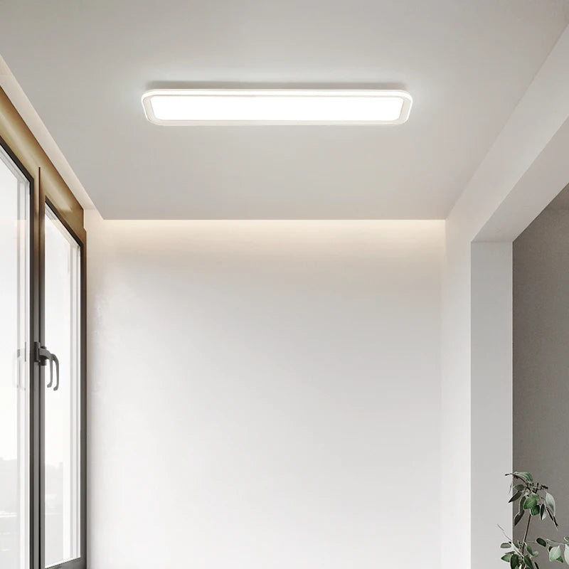 plafonnier moderne simple nordique pour balcon et entrée - vue 6 sur 16