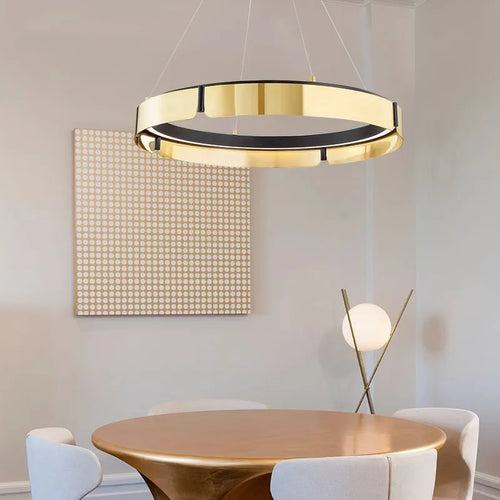 plafonnier led rond minimaliste design moderne - vue 10 sur 14