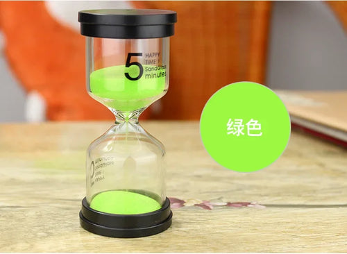 montre de sable sablier horloge de cuisine décoration cadeau pour enfants - vue 9 sur 11