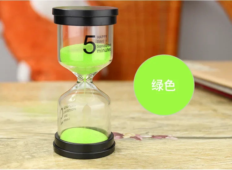 montre de sable sablier horloge de cuisine décoration cadeau pour enfants - vue 8 sur 11