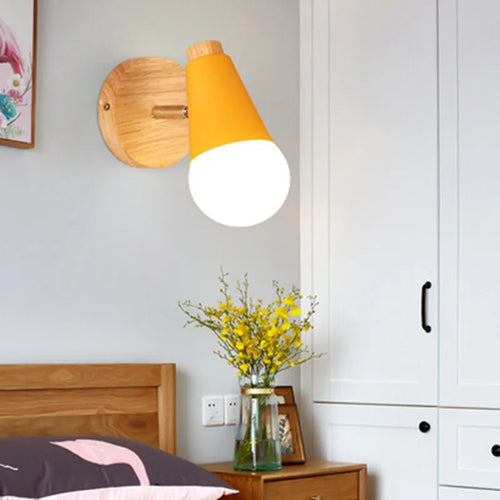 Nordique Simple applique chambre d'enfant chambre chevet canapé fond mur Led lumières allée escalier couloir décor éclairage - vue 4 sur 12