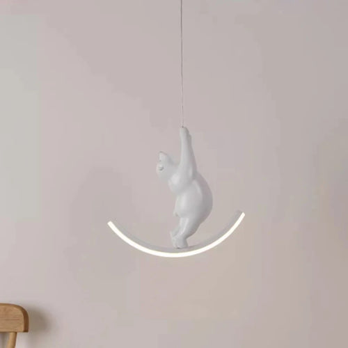 lustre mignon animaux lampes de chevet pour enfants décoration moderne - vue 6 sur 10