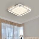 plafonnier led style français moderne télécommande éclairage intérieur chaud