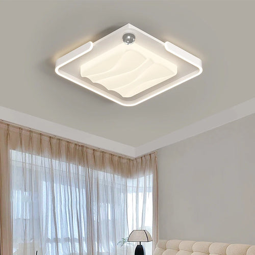plafonnier led style français moderne télécommande éclairage intérieur chaud - vue 2 sur 12