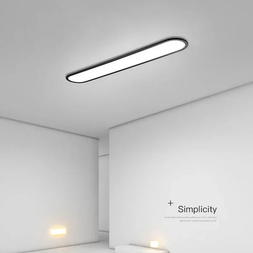 plafonnier led ultra fin moderne pour intérieur élégant et contemporain - vue 2 sur 15