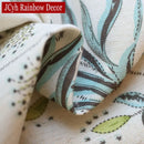 Rideau moderne motif feuilles pour salon chambre