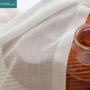 Rideau léger style lin translucide pour salon chambre