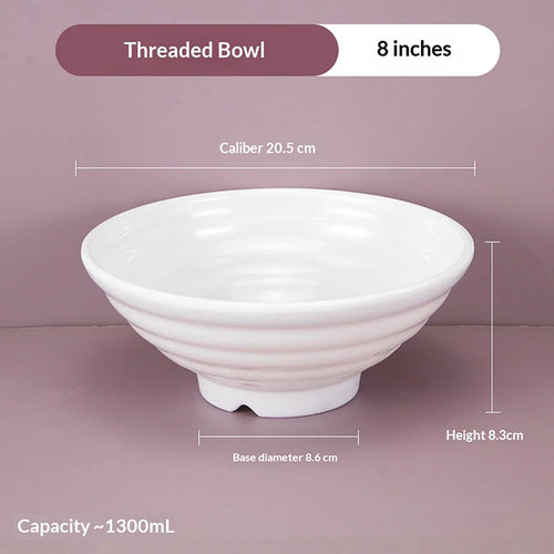 bol ramen melamine epais resistant style japonais cuisine - vue 9 sur 12