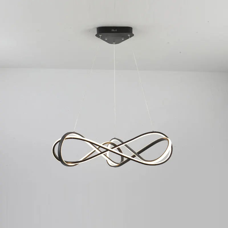 suspension design moderne avec télécommande et courbes élégantes - vue 5 sur 12