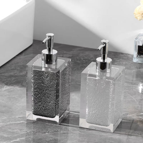 distributeur de désinfectant mains résine rechargeable portable savon lotion - vue 3 sur 16