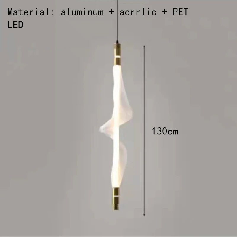 lustre led art déco avec cordon réglable luminaires suspendus - vue 14 sur 22