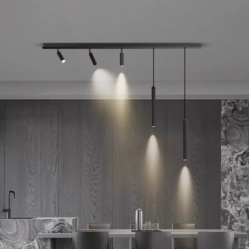 lustres à led modernes minimalistes pour décoration intérieure élégante