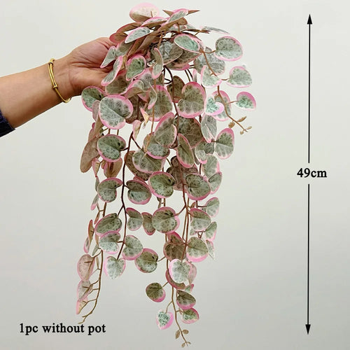 plantes artificielles eucalyptus pour décoration murale et jardin - vue 6 sur 5