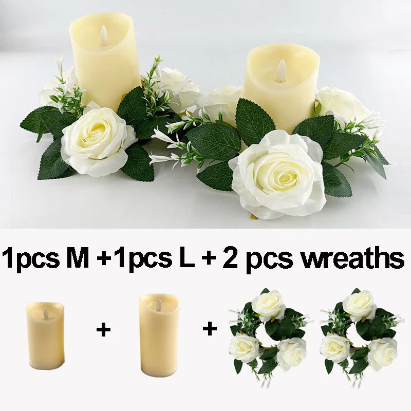bougie à led décorative pour mariage et anniversaire - vue 9 sur 17