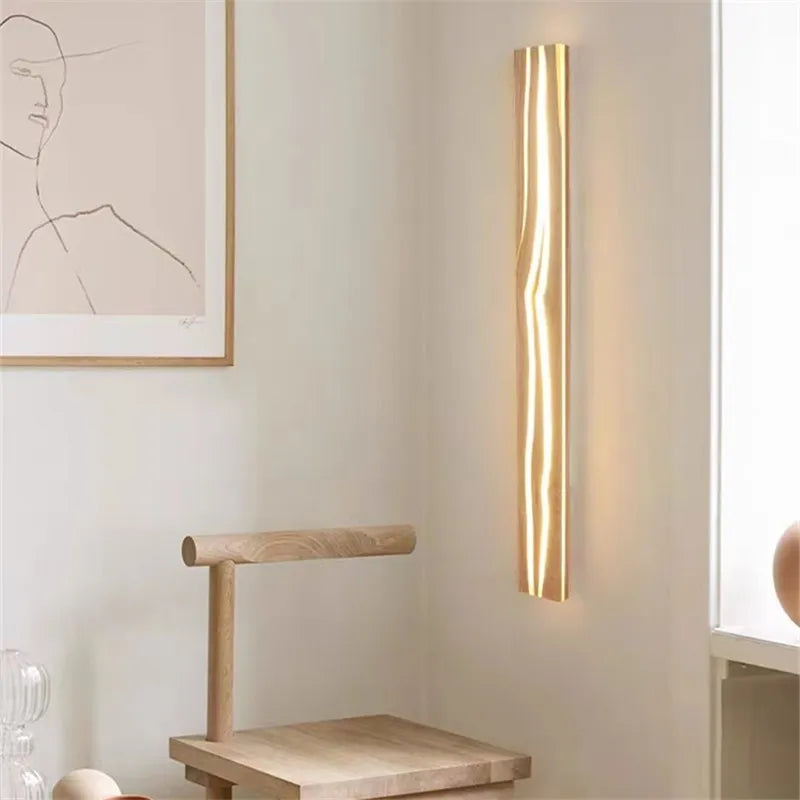 Applique murale nordique en bois craquelé - vue 3 sur 10