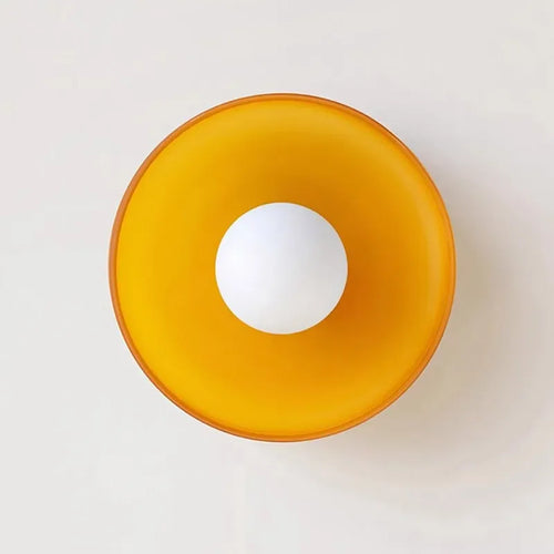 Plafonnier LED Vintage en verre à tête unique - vue 10 sur 10