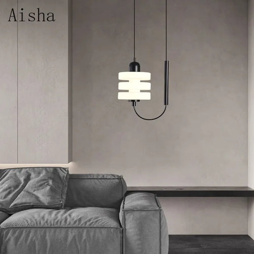 lustre en verre design nordique pour décoration intérieure élégante - vue 3 sur 7