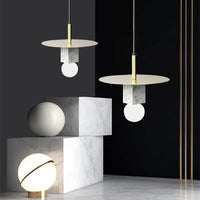 Suspension en marbre de styliste d'art moderne