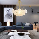 lustre boule de verre moderne led suspension nordique suspendu