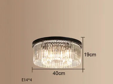 lustre en cristal suspendu pour éclairage intérieur design élégant - vue 19 sur 22