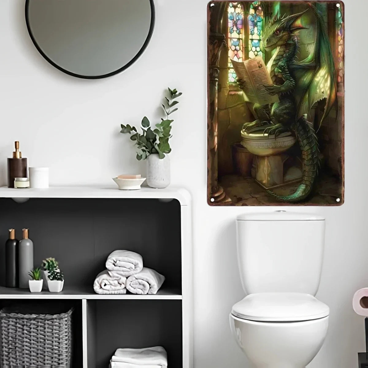 plaque en métal rétro pour décoration murale amusante - vue 4 sur 38