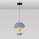 suspension créative champignon en ciment pour restaurant café bar