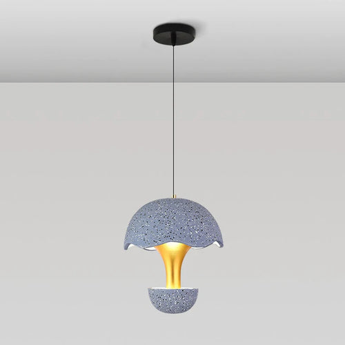 suspension créative champignon en ciment pour restaurant café bar - vue 5 sur 9