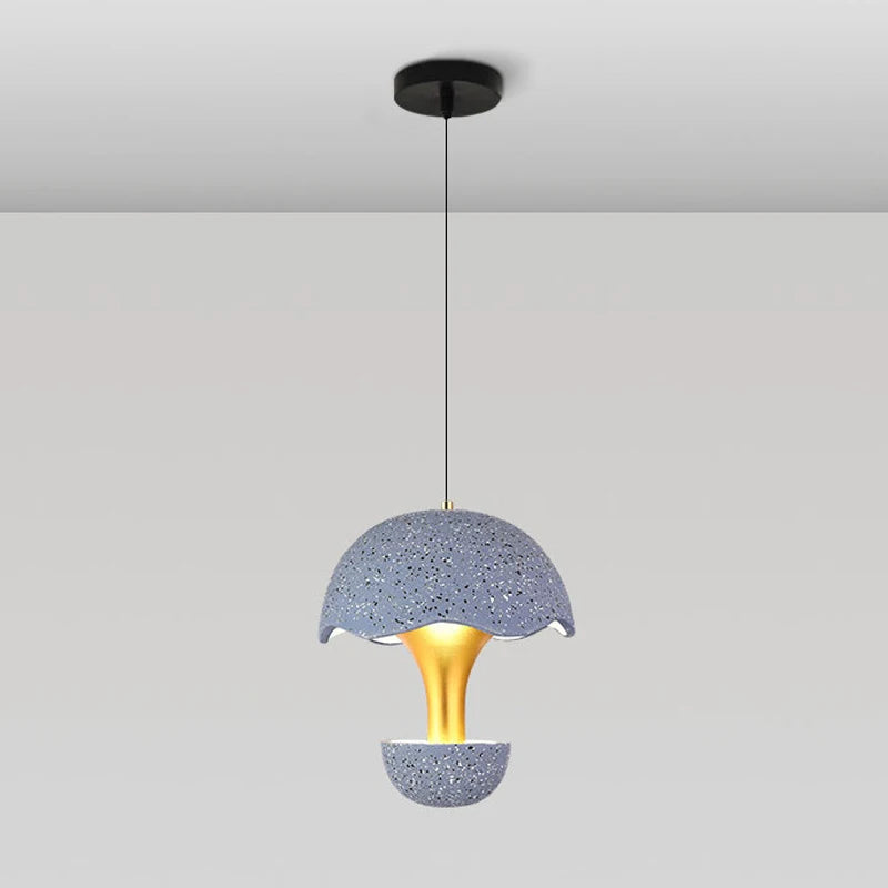 suspension créative champignon en ciment pour restaurant café bar - vue 4 sur 9